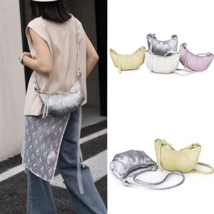 Satin Fabric Women Bags Spring and Summer Fashion Chinese Style High-end Shoulder Armpit Bag Crossbody Bag Small Handbag