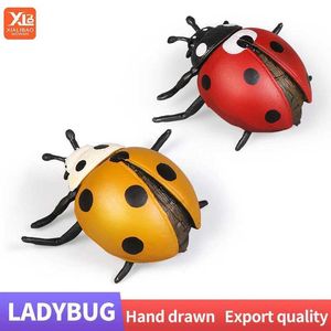 Games nowości Zestaw modelowy Symulacja Ladybug Wild Animals Figures Miniatur Science Educational Halloween Toy Kid Prezent Y240521