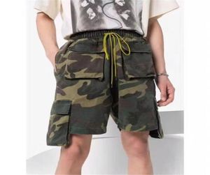 Camuflagem Shorts Homens Mulheres 1 Versão Top Multi Pockets Beach Sportswear Shorts6326397