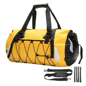 Outdoor Bags Outdoor sports camping storage backpack and new rolled top PVC dry bag waterproof backpack used for outdoor travel Q240521