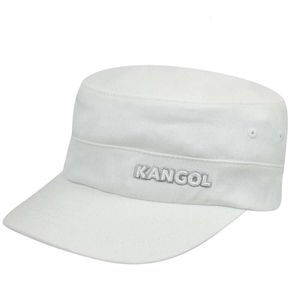 Men's outdoor leisure cotton flat cap Air eye metal square mark shade breathable adjustable cap