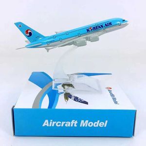 Самолет Modle 14 см 1 400 A380-800 Модель корейские самолеты с базовым сплавом может собирать и отображать игрушечные подарки S2452022