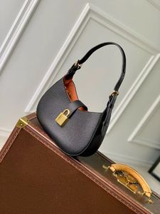 12aまったく新しいミラー品質ホーボーデザイナーバッグ小さな本物のレザーバッグ26cm黒いショルダーバッグ豪華なハンドバッグデザイナー財布女性用贅沢バッグ