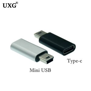 USB CからミニUSBアダプタータイプC女性からミニUSB男性ケーブル25cmコネクタGOPROMP3プレーヤーダッシュカムデジタルカメラGPS