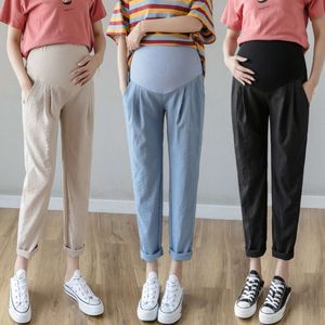 New Pregnant Women's Pants Wear Thin Loose Fashionable Casual Trousers In Spring and Autumn Special for Maternity Women L2405