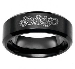 Fashion Doctor Who Seal Of Rassilon Symbol Rings Stainless Steel Band Mens Jewelry Gift Size 61361950945147064