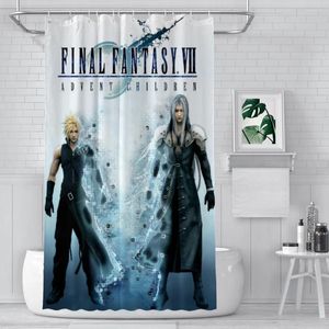 Duschgardiner f-final-fantasy-vii gardin för badrum estetiskt rum dekoration