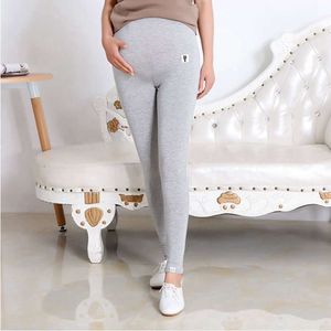 Maternity Soft modal Leggings Spring Autumn Casual Skinny Pregnancy Adjustable Waist Clothes Pants Ropa Mujer Embarazada L2405