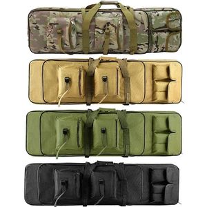 Case de armas táticas Bolsas de fuzil de caça ao ar livre para mochila AirSoftsport CS Games Guns com alça de ombro ajustável 240518