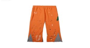 Men039s Spodnie spodnie Vintage Ładunki Joggers Sweatpant Cargos Graffiti Print Pant Mantalon Splash Ink Jogger Recane Loss8586618