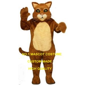 Tan Cat Mascot Costume di alta qualità Nuova vendita calda Hot House Casa Cat Tema Costumi CARNIVAL SELETTO KITS 2721 Costumi di mascotte