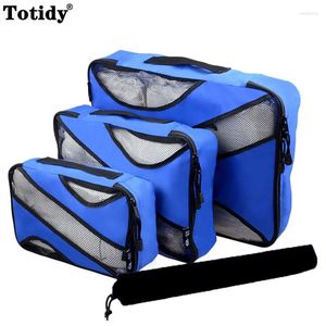 Storage Bags 3-piece Home Wardrobe Clothing Bag/Travel Large Capacity Luggage Sorting Package Travel Accessories