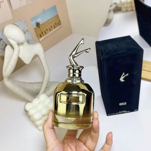 Perfume de colônia neutra eau de parfum ouro 80 ml fragrância para mulheres edição garrafa de longa duração do cheiro EDP Paris Sexy Lady Spray Navio rápido