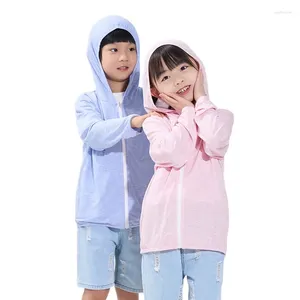 Jackets 3-18 Years Thin Summer Clothes Tops Children Kids Girl Boy Sunscreen Coat Gilrs Boys Zipper