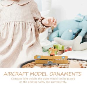 Flugzeugmodle Retro-Metallflugzeugmodellmodellfotografie Props Childrens Toys Iron Retro Flugzeuggleiter Doppelseitige Anhänger Flugzeugmodell Spielzeug zufällig S24520235