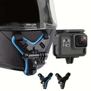 Cabellino da motociclista Monte cinturino mento per GoPro per Hero 12 11 10 9 8 7 6 5 Black Dji Osmo Insta360 per Akaso Yi Action Camera Accessori