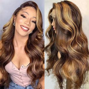 WIGS WIGS CABELOS Humanos 13x4 13x6 HD Lace Frontal peruca brasileira cor de cabelo humano para mulheres