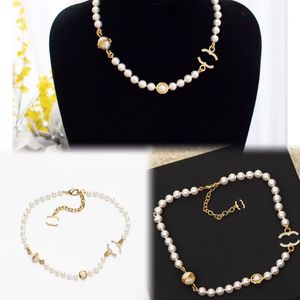 Designers de marca Novo colar de moda luxuoso 18k ouro banhado de alta qualidade link link de luxo colar elegante charme feminino box box de aniversário festa
