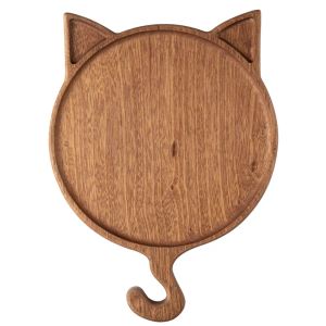 Деревянная пицца доска деревянная поднос круглый кошачь