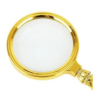 Hot Sale 60/70/80/90/100mm Handheld 10X Magnifier Magnifying Glass Loupe Reading Jewelry Elderly Reading Microscope with Chain