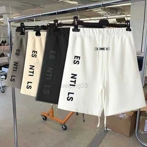 Designer Shorts Mens Shorts Designer Shorts Ess Summer Mens and Womens American Sports Trend Label Letter Printed Shorts Versatile Summer Simple Breathable Loose C