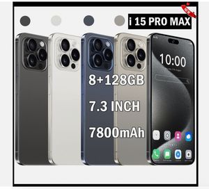 I15 Pro Max 5G Android 13 Smartphone desbloqueado de fábrica 7.3 