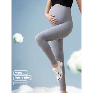 Bottom Autumn Cotton Spring Summer Summer Carrier Maternity Troushers Calças de gravidez L2405