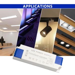 HOT 300MA 600mA LED FOUDA DE PODER DRADOR CONTRANTE CONSTANTE DE LED 85-265V AC para transformadores de iluminação DC para o teto da lâmpada do Downlight Light Light