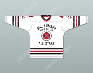 Benutzerdefinierte Speer Kozak 00 MR.Lumber Minor Bantam All Stars White Hockey Jersey Hockey Night TV Movie Top Stitched S-M-L-XL-XXL-3XL-4XL-5XL-6XL