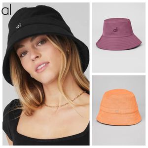 Al0yoga-340 Ladies Fisherman's Hat's Elegante ed elegante Cappello da sole in uscita da estate