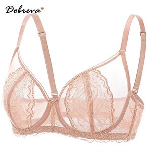 Dobreva Womens Lace Sexy Bra Gitparent Undwear 확대 된 전체 커버리지 속옷 240430