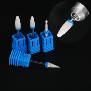 1st nagelborrbitar Elektriska sliphuvud Exfolierande rent för gel nagellack manikyrfräsar Filer verktyg Lekt01-35