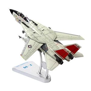 Modle aeronautico F-14A Modello di aeromobile Modetta regolabile F-14 Decorazione del tavolo giocattolo souvenir S5452138
