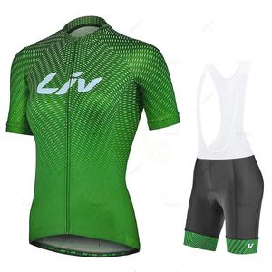 LIV Cycling Trikot Set Frau Mtb Bike Kleidung Sommer Fahrradkleidung MAILLOT BONETO ROPA CICLISMO 240511