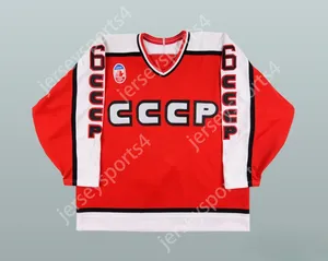 Custom 1991 Dmitri PiliMonov 6 CCCP Canada Cup Cup Hockey Jersey Top Stithed S-M-L-XL-XXL-3XL-4XL-5XL-6XL