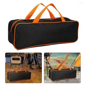 Storage Bags Grill Carry Bag Camping Tool Large Capacity Oxford Cloth Barbecue Utensil Car Air Pump