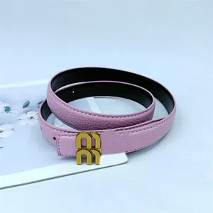 Gürtel Taille Ruhig Frauen Designer Pink Litchi Ledergürtel Business Cintura Classic Letter Glatte Schnalle Trendy Casual für