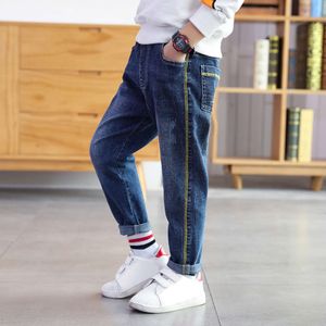 4-13 Years Boys Jean Clothes Slim Straight Jeans Bottoms Denim Clothing Long Pants Kids Baby Boy Casual Trousers