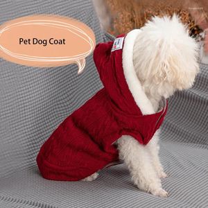 Hundkläder Vinter Varma tröja Kläder för hundar Valprock Pet Small/Medium Solid Ubranka Dla Psa Ropa Perro Tyg