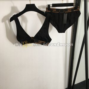 V Hals Badeanzug Frauen Designer Bikinis Set High Taille Scrunch Badebode Elastic Taille Schwimmkleidung