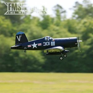 Aircraft Modle FMS 800 мм Mini Warbird F4U Pirate V2 Blue Pnp RTF Радиоконтроль