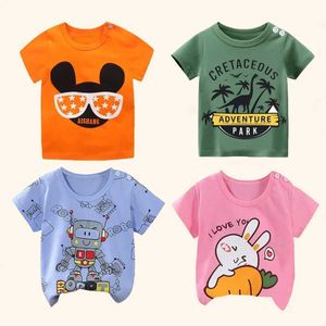 T-shirty dziecięce odzież T-shirt dla dzieci ubrania dla dzieci dziewczynki letnie kreskówki