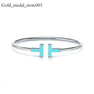 Tiffanyjewelry Bracelets Gold S925 Silver Bracelets 디자이너 여성 Tiffanyjewelry 팔찌 목걸이 High Edition Lock Heart Shaped Bracelet Sterling 24SS 576