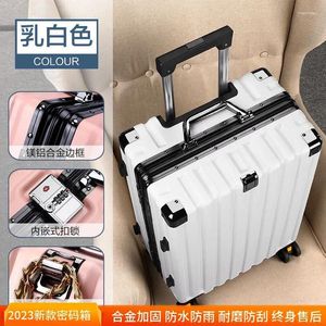 Suitcases Fashion Trolley Luggage Carry-on Pull Rod Suitcase 20 Men's Student Universal Wheel Women 24 Travel Password 28 Box