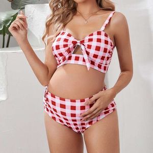 Сексуальные отдельные купальники для беременных, плавающих носить беременность, купальники подвеска с высокой талией костюмы для беременных