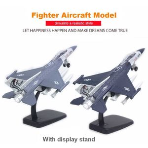 Aircraft Modle RC aircraft alloy aircraft model toy supports elastic 1/72 with LED lights aircraft toy sound home decoration for children s2452022