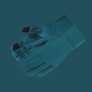 Spexcel New Pro Team Winter Thermal Fleece Cycling Gloves Full Finger Road Race Cykelhandskar Black
