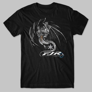 T-shirts masculina Motocicleta japonesa clássica FJR 1300 Dragão Espírito Spirit