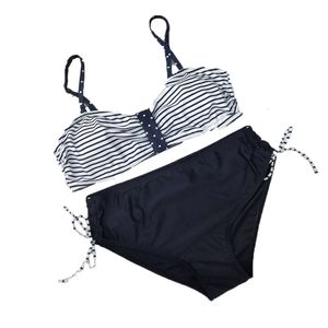 Due pezzi Maternity Beachwear Tankinis Donne in gravidanza Abito stampato Bikini arruffati in bikini costume da bagno