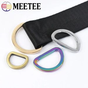 30Pcs Metal Buckles for Bag Strap Webbing Dog Collar Belt Buckle Handbag D Ring Clasp Hook DIY Leather Loop Hardware Accessories